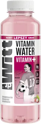 Napój DR WITT Iso Vitamin Water, cynk, liczi-gruszka, 0,55l, kaucja