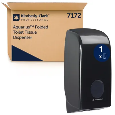 Dozownik do papieru toaletowego składanego KIMBERLY-CLARK, 7172, czarny