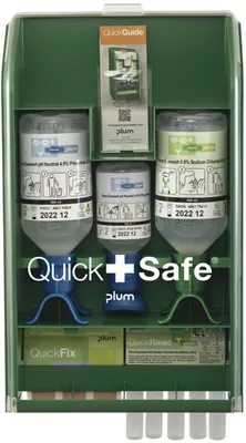 Apteczka przemysłowa PLUM QuickSafe Chemical Industry, zielona