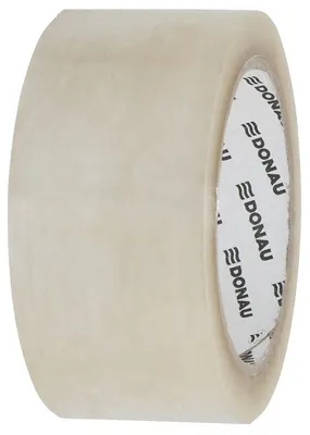 Taśma pakowa DONAU Hot-Melt , 48mm, 66m, 50mikr., transparentna
