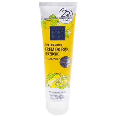 Krem do rąk CZTERY PORY ROKU Cytryna, glicerynowy, 130ml