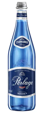 Woda CISOWIANKA Perlage, musująca, butelka szklana, 0,7l