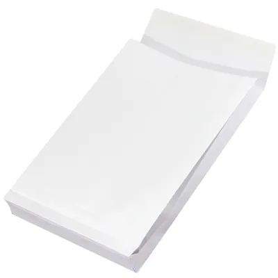 Koperty RBD z taśmą silikonową OFFICE PRODUCTS, HK, B4, 250x353x38mm, 150gsm, 250szt., białe