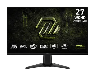 Monitor MAG 275QF E20  27 cali/LED/WQHD/Flat/200Hz/Czarny