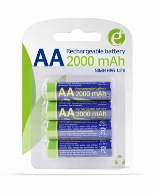 Akumulatory AA (gotowe do użycia), 2000mAh, blister 4 sztuki