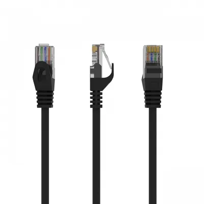 Patchcord kat.6 UTP 1.5m kolor czarny 