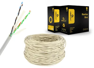 Kabel CAT6 UTP LAN (premium CCA), linka, Eca, 305 m