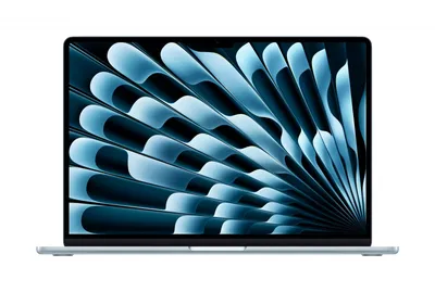 MacBook Air 15.3 cala: M5 10/10, 16GB, 512GB SSD, bez zasilacza - Błękitny