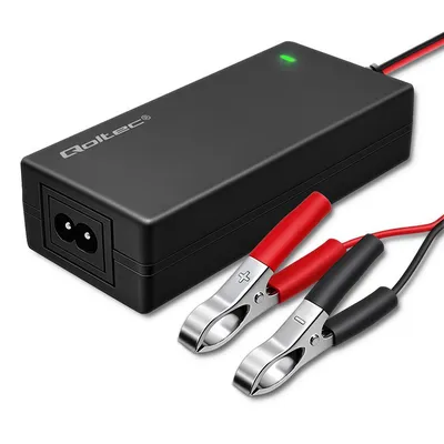 Ładowarka do akumulatora AGM GEL STD | Prostownik 24V | 2A | 48W | LED | Kabel 1.8m