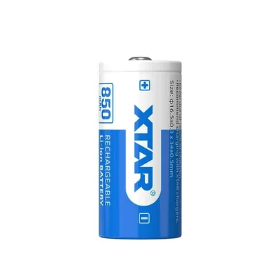 Akumulator 16340/R-CR123 3,7V Li-ion 850 mAh z zabezpieczeniem