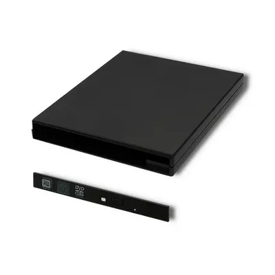Obudowa/kieszeń na napęd optyczny CD/DVD SATA | USB2.0 | 9.5mm 