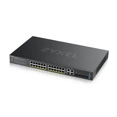 GS2220-28HP 24xGbE L2 PoE Switch GbE Uplink 1Y NCC Pro Pack LIC  GS2220-28HP-EU0101F 