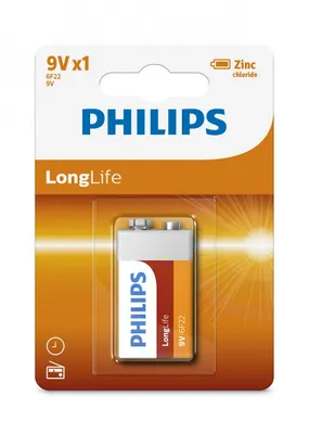 Bateria 6F22 9V LONGLIF E (1 SZT BLISTER)