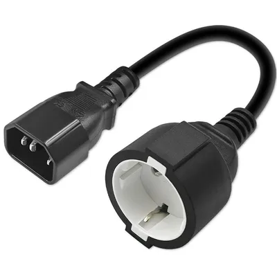 Adapter IEC 320 C14 / SCHUKO | 0.15m 