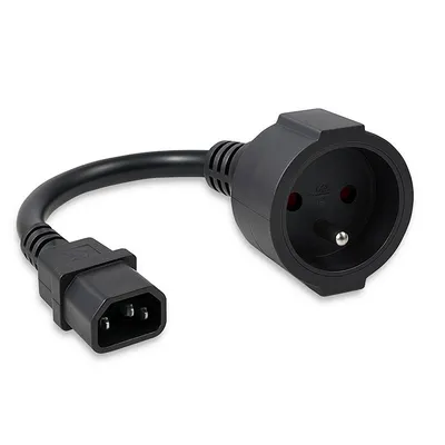 Adapter IEC 320 C14 / FRENCH | 0.15m 