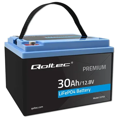 Akumulator LiFePO4 | 12.8V | 30Ah | 384Wh | BMS 