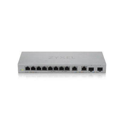 Przełącznik 12-Port Gigabit Unmanaged Switch with 8-Port 1G +                        2-Port 2.5G + 2-Port SFP+ XGS1010-12-ZZ0102F 