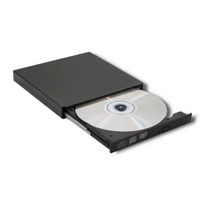 Nagrywarka DVD-RW zewnętrzna | USB 2.0 | Czarna 