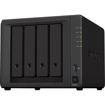 NAS DS925+ 4x0HDD V1500B 4GB DDR4 ECC 2x2,5GbE RJ45 3Y 