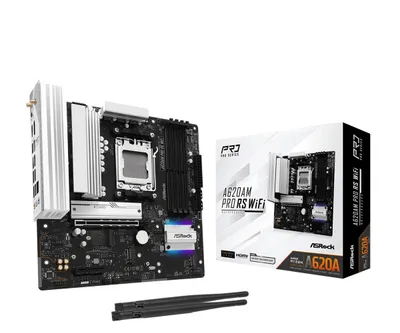 Płyta główna A620AM PRO RS WIFI AM5 4DDR5 HDMI/DP M.2 mATX 