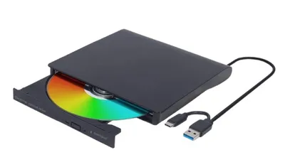 Napęd DVD na USB zewnętrzny DVD-USB-031 czarny
