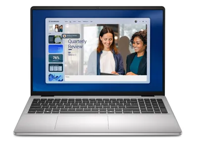 Laptop Dell 16 DC16256 W11P R7-250|16GB|1TB|AMD Radeon|FgrPr|WLAN+BT|16.0 FHD+|Backlit Kb|4C|65W|3YPS Platinum Silver (Metal) 