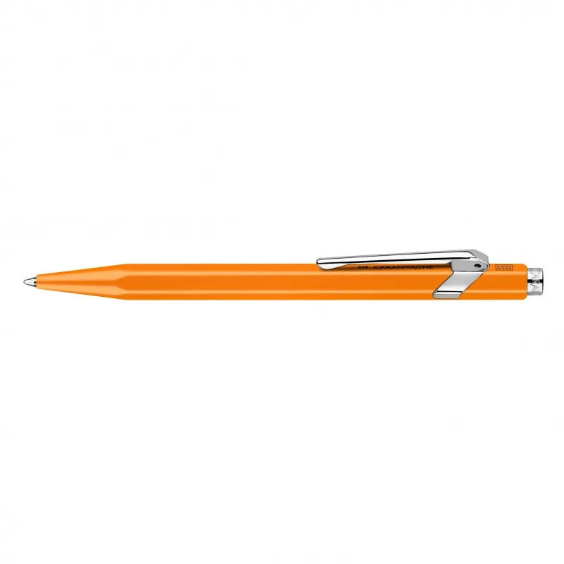Długopis CARAN D'ACHE 849 Line Fluo, M, pomarańczowy
