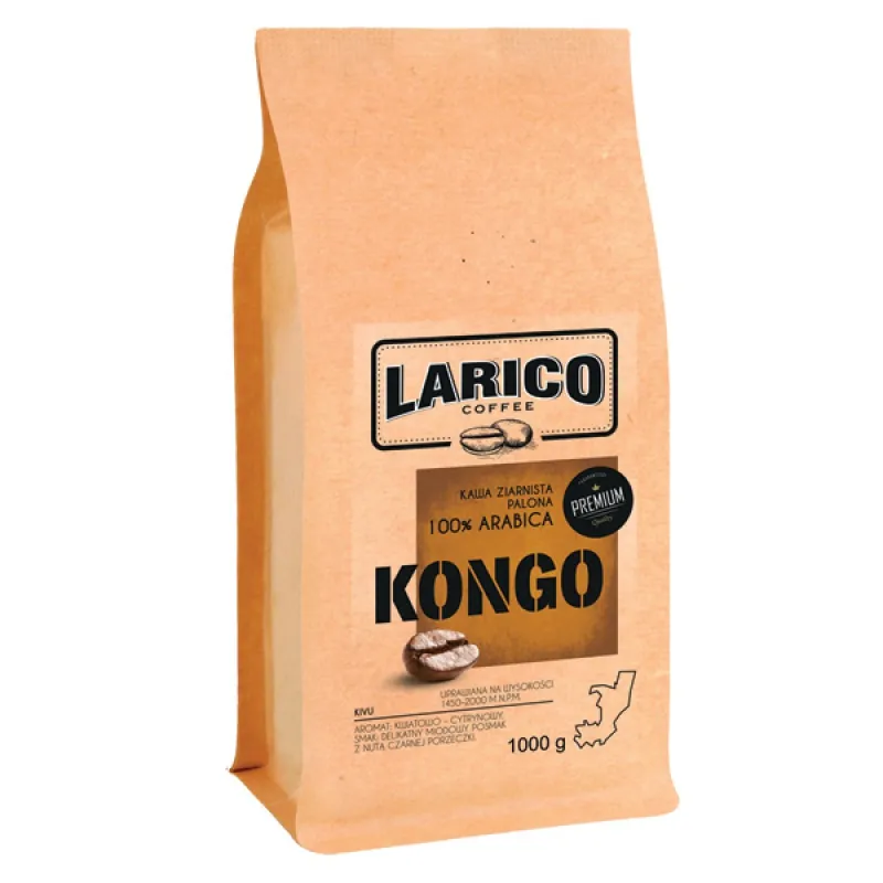 Kawa LARICO Kongo, ziarnista, 1000g