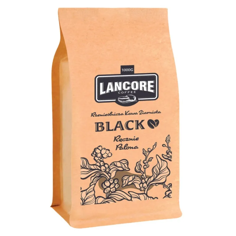 Kawa LANCORE COFFEE Black Blend, ziarnista, 1000g