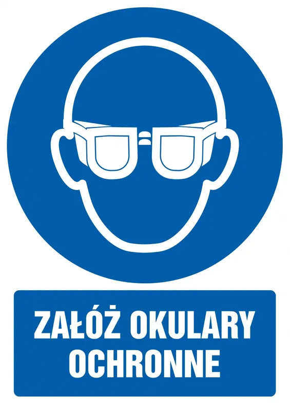 Znak TDC, Załóż okulary ochronne