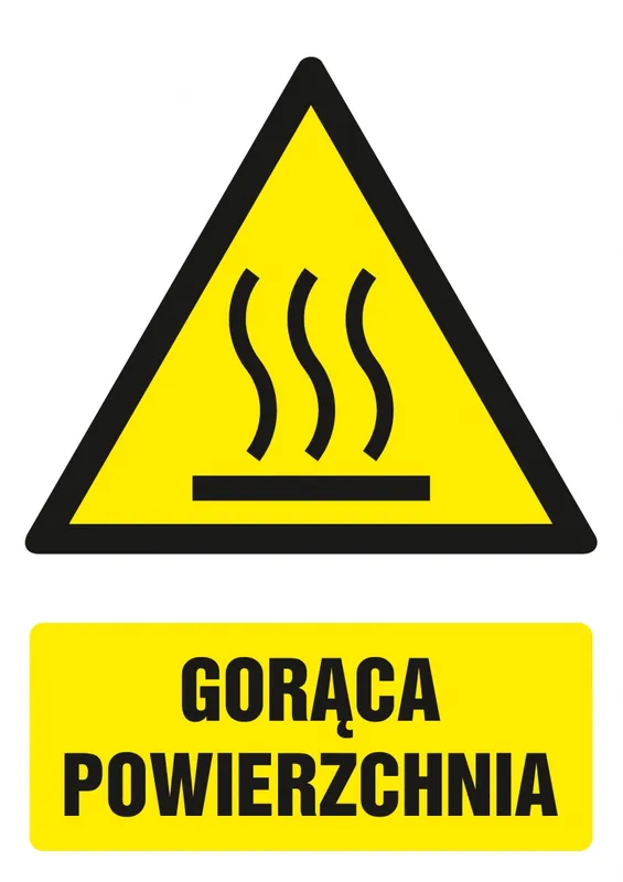 Znak TDC, Gorąca powierzchnia