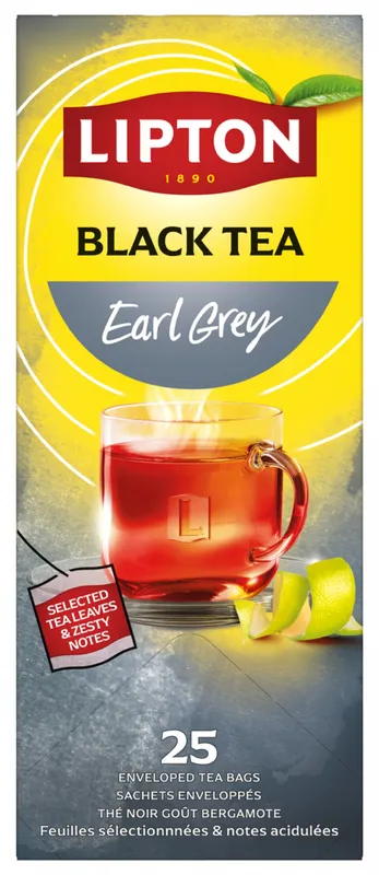 Herbata LIPTON Feel Good Selection, Energise, Earl Grey, 25 kopert