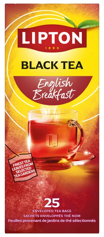 Herbata LIPTON Feel Good Selection, Energise, English Breakfast, 25 kopert