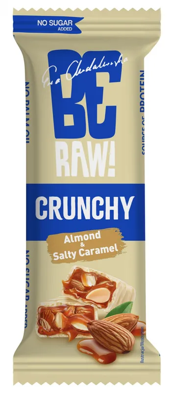 Baton BERAW!, migdał-słony karmel, 40g