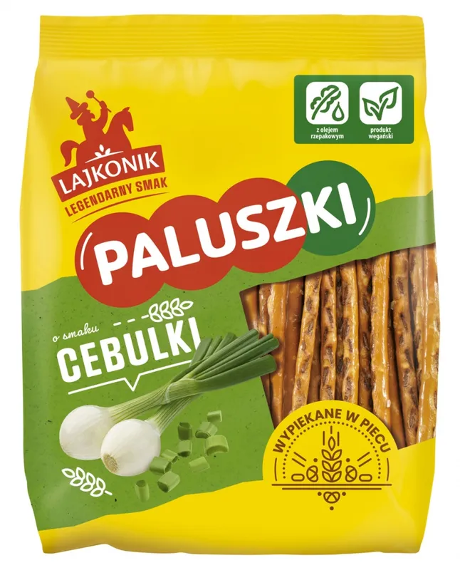 Paluszki LAJKONIK, smak cebulki, 150g