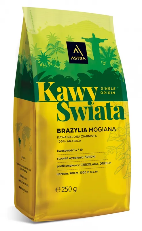Kawa ASTRA Brazylia, ziarnista, 250g