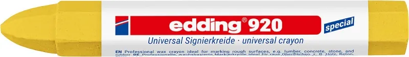 Kredka uniwersalna e-920 EDDING, żółta