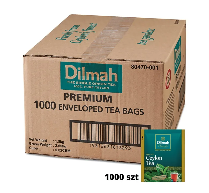 Herbata DILMAH, czarna, Premium Ceylon Tea, 1000 kopert