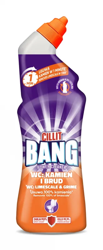 Środek do czyszczenia WC CILLIT BANG Power Cleaner Kamień i Brud, 750ml