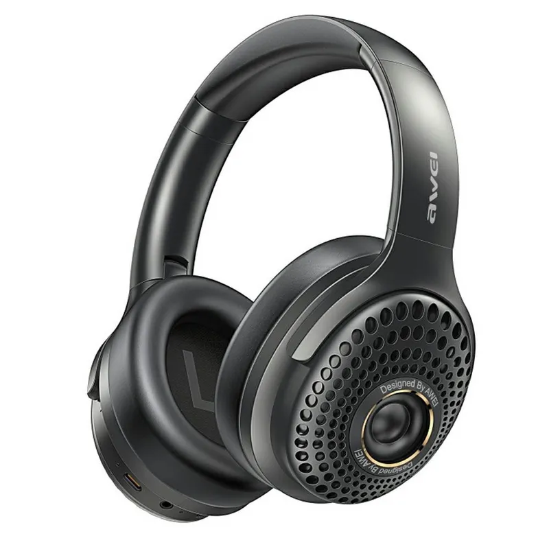 Słuchawki nauszne AT30 Bluetooth 6.0 czarne