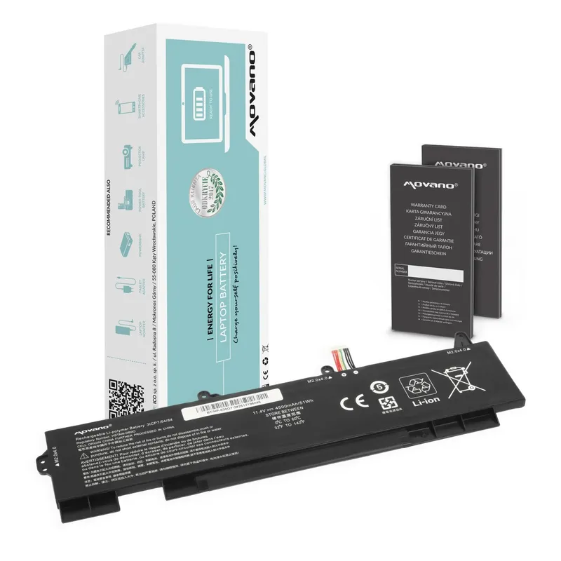 Bateria CC03XL do HP EliteBook 850 855 G7 G8 ZBook Firefly 15 G7 G8 - 4500 mAh (51 Wh)