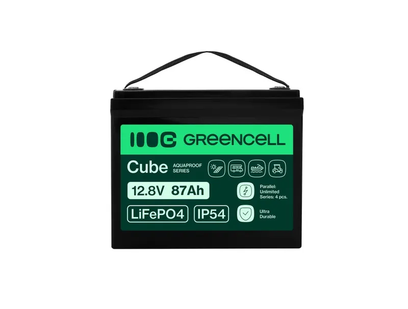 Akumulator CUBE LiFePO4 87Ah 12V/12.8V 1113.6Wh