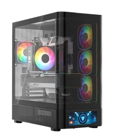 Obudowa Volcano AQ500 ARGB MIDI BLACK