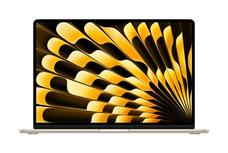 MacBook Air 15.3 cala: M5 10/10, 24GB, 1TB SSD, bez zasilacza - Księżycowa poświata