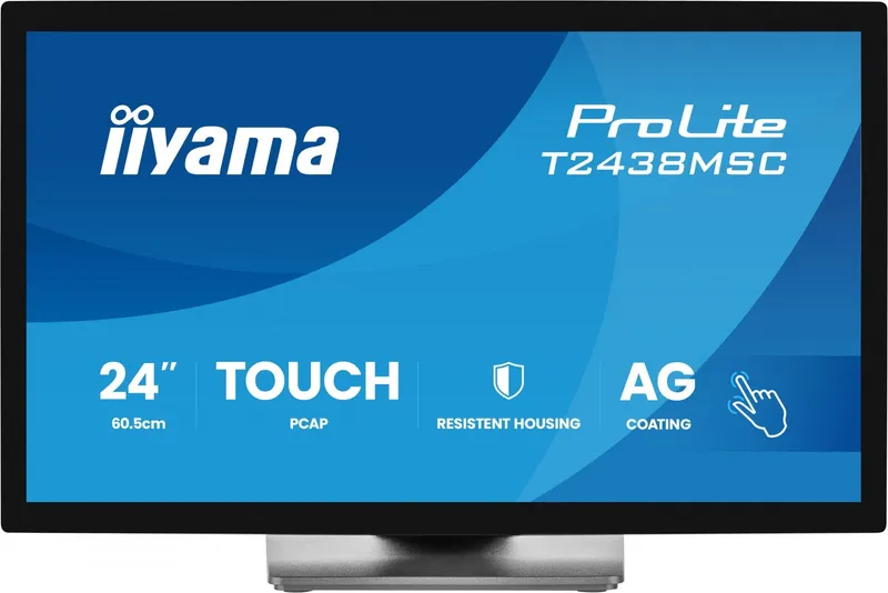 Monitor 24 cale T2438MSC-B2 IPS,FHD,DP,HDMI,2x2W,2xUSB,600(cd/m2), 10pkt.7H,IP1X(FRONT),PION/POZIOM