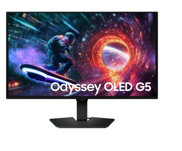 Monitor 27 cali Odyssey G50SF OLED 2560x1440 QHD 16:9 1xHDMI 1xDP 0,03ms 180/144Hz płaski 2Yd2d (LS27FG500SUXEN)
