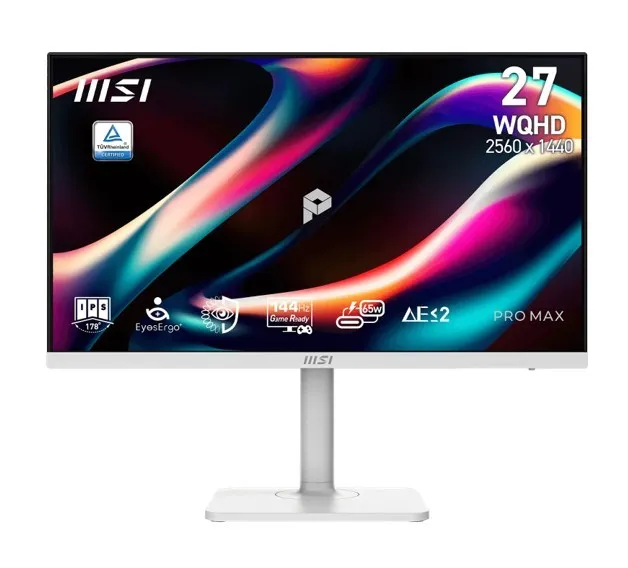 Monitor PRO MAX 271QPHW E14 27 cali/LED/WQHD/FLAT/144Hz/Biały