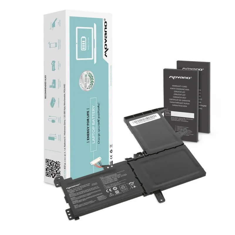 Bateria B31N1637 do Asus VivoBook S15 S510 F510 - 3600 mah (41 Wh)