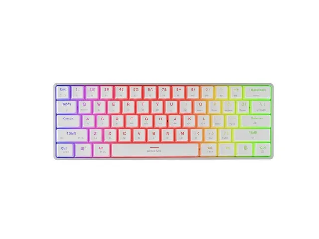 Klawiatura Genesis THOR 660 G2 US RGB biała