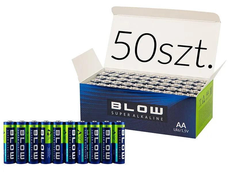Bateria AA LR6 Super Alkaline 50 sztuk